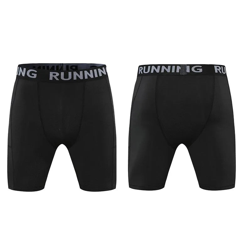 Sports Fitness Pants Men Gym Shorts Workout Tights Running Training Bottoming Shorts Compression Leggings Basketball Sportswear