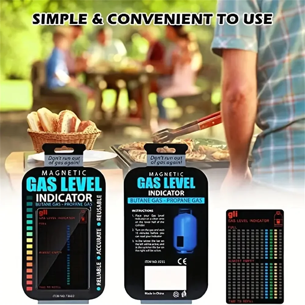 Gas Indicator Level Practical Propane Butane LPG Fuel Gas Tank Level Indicator For Measurement Of Gases At The Adhesive Product