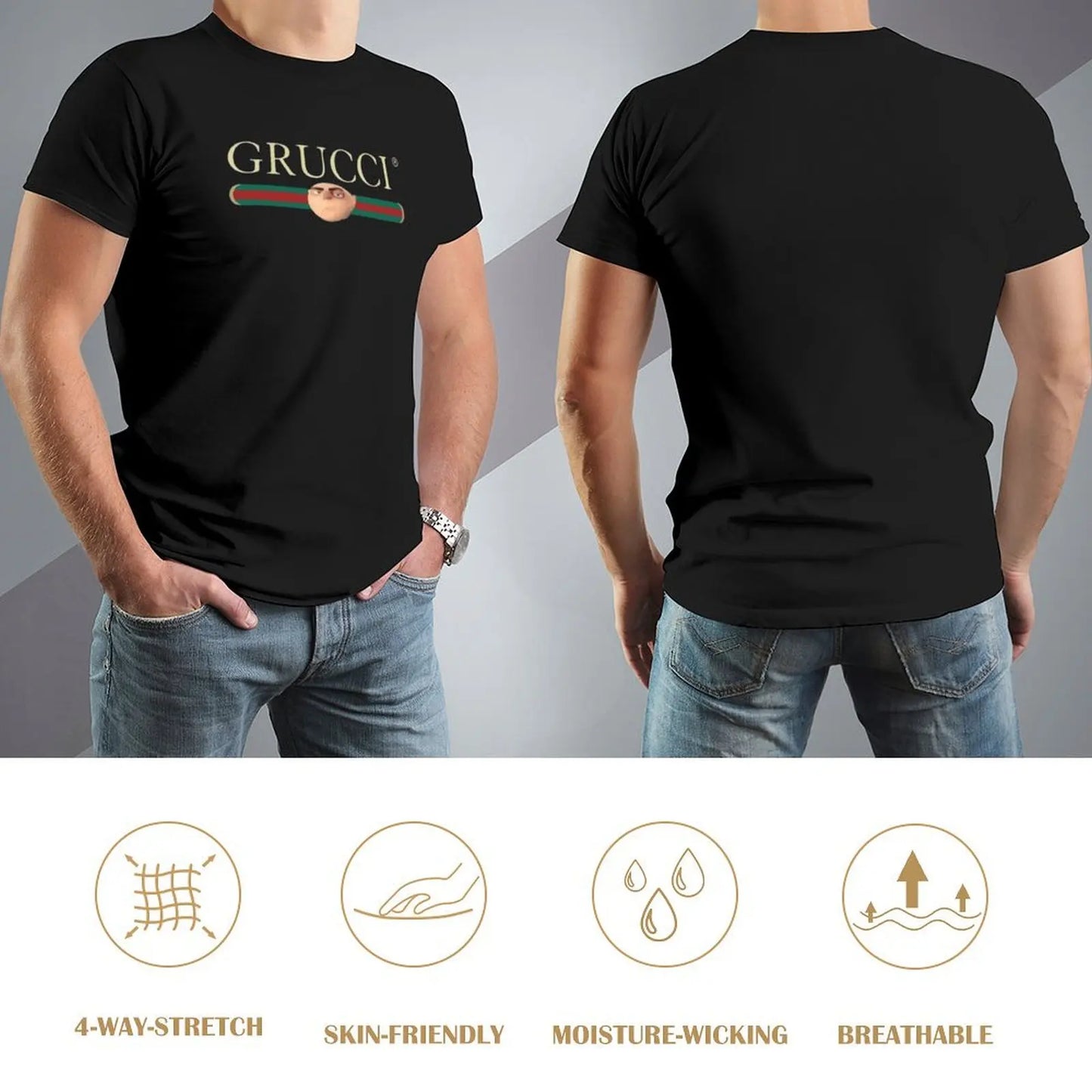 Best Seller Grucci Merchandise T-Shirt funnys blacks tees men graphic tees