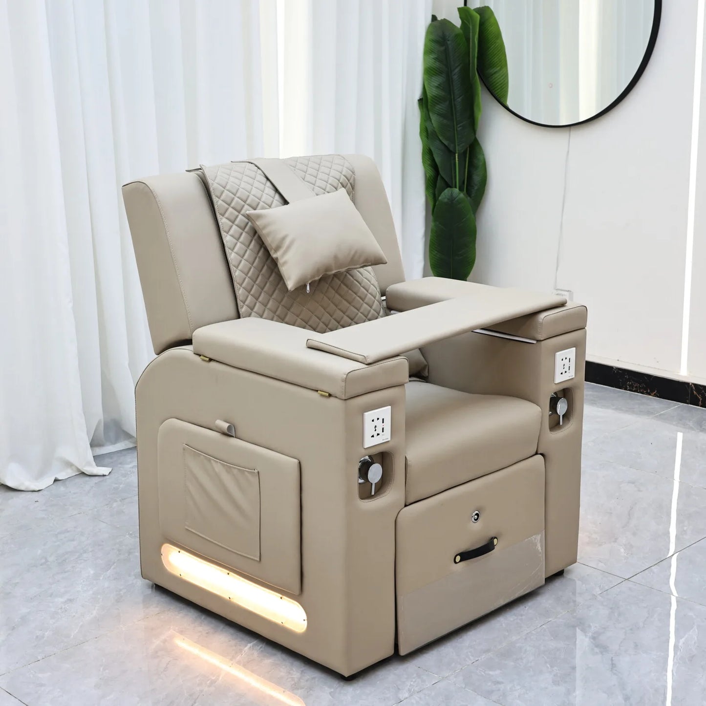 Electric Foot Repair Chair, Nail Salon, Beauty Foot Chair, Foot Bath Care, Foot Repair Sofa, Foot Bath and Foot Repair Integrate