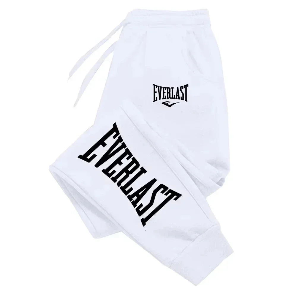 2025 EVERLAST Men Women Jogging Sweatpants Running Trousers Fleece Streetwear Sport Oversized Jogger Sweat Pants 2025 Clothing