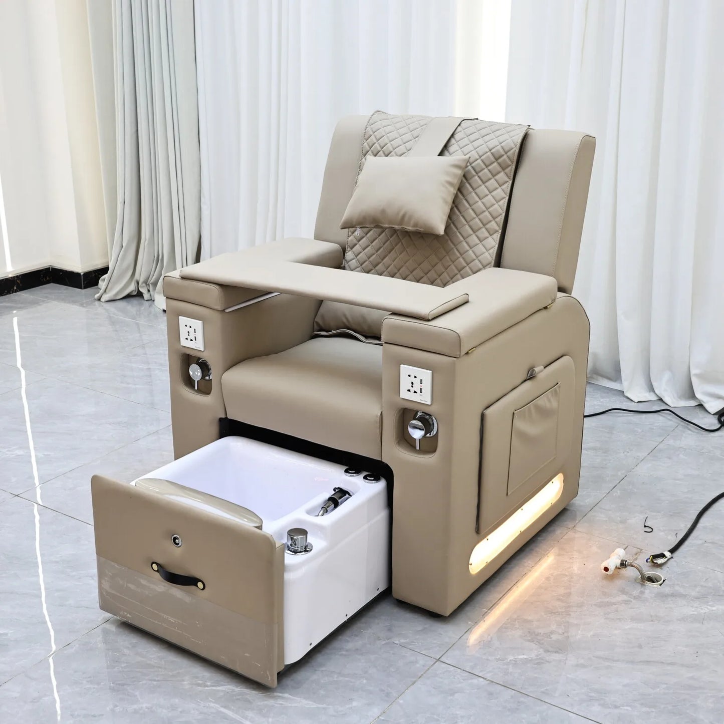 Electric Foot Repair Chair, Nail Salon, Beauty Foot Chair, Foot Bath Care, Foot Repair Sofa, Foot Bath and Foot Repair Integrate