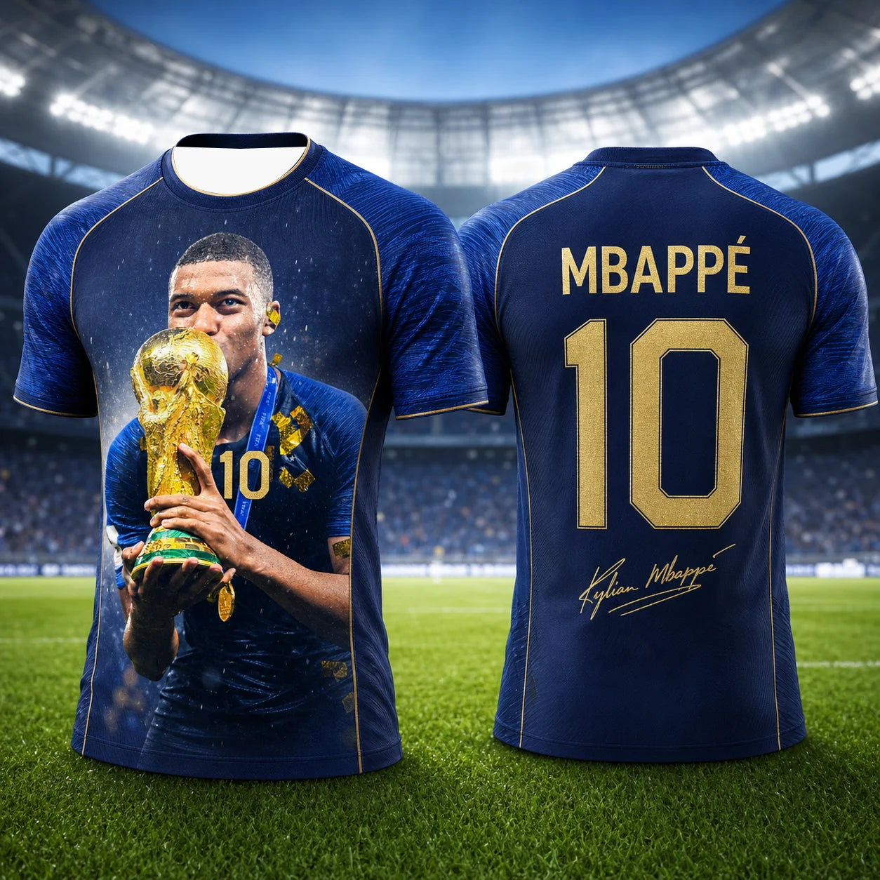 Mbappé 2026 New Arrival Men Soccer Jersey Superstar Commemorative Printed Breathable Quick Dry Football Sports Top