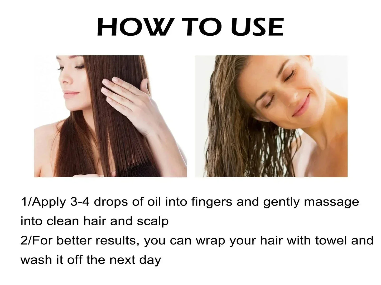 Natural Hair Care Essence Serum Anti Gray Nourish Repair For All Hair Types