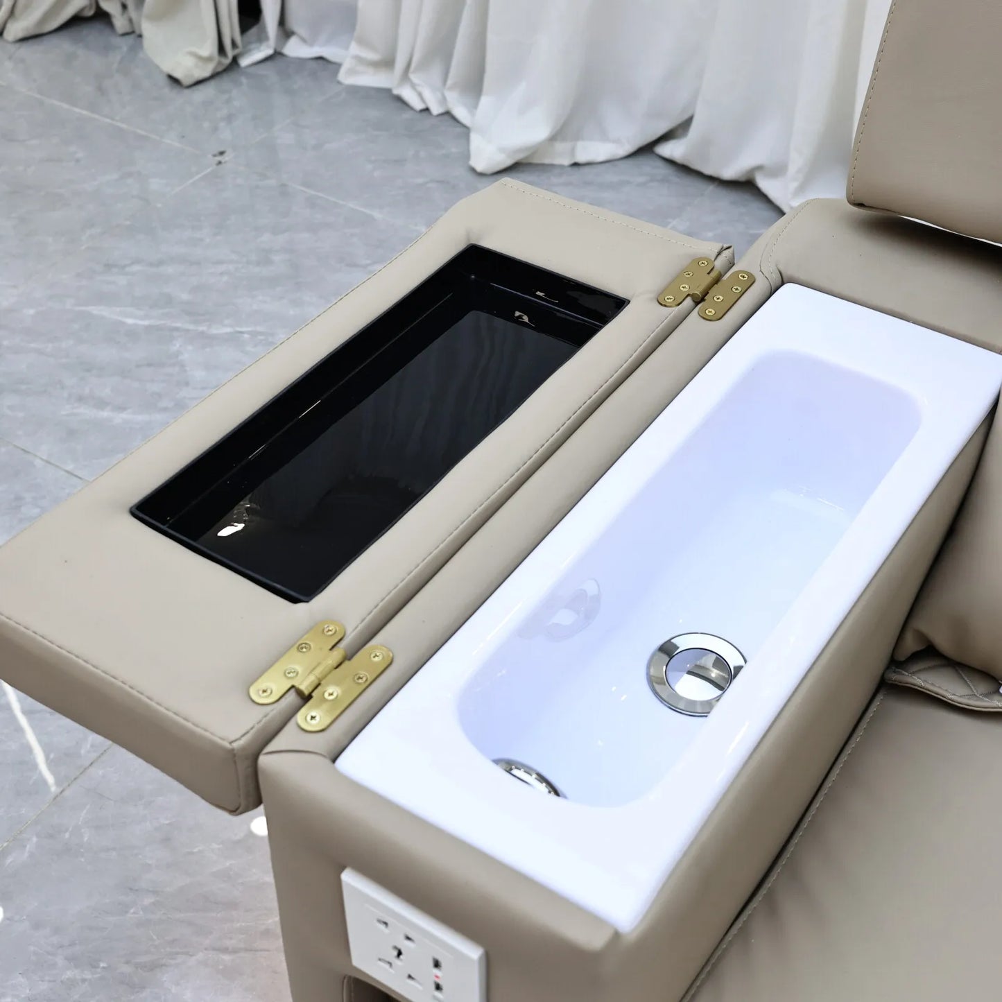 Electric Foot Repair Chair, Nail Salon, Beauty Foot Chair, Foot Bath Care, Foot Repair Sofa, Foot Bath and Foot Repair Integrate