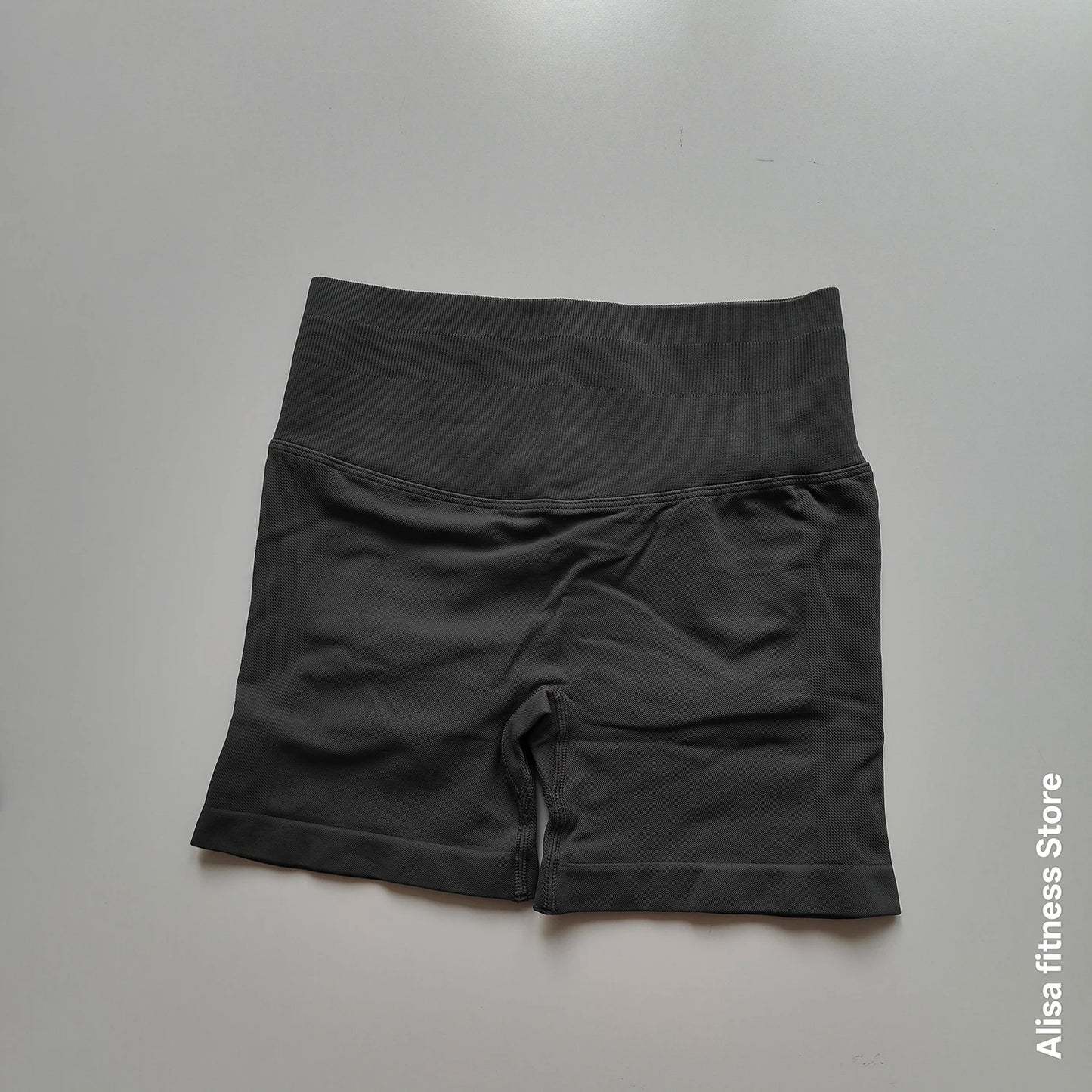 Summer High Waisted Yoga Shorts Tummy Control Seamless Fitness Shorts Sexy Running Fitness Short Pants Solid Color Yoga Leggings
