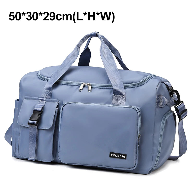 Sports Gym Bag Travel Dry Wet Handbags For Women Female Swimming Shoulder Crossbody Fitness Outdoor Travel Bag Weekender Duffel
