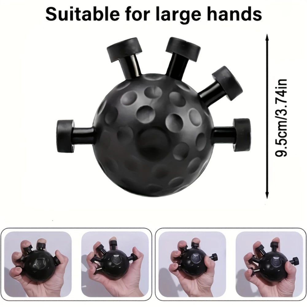 Adjustable Finger & Forearm Grip Trainer 44–99 Lbs — Textured Hand Gripper for Guitar, Climbing & Sports, Blue/Pink/Black