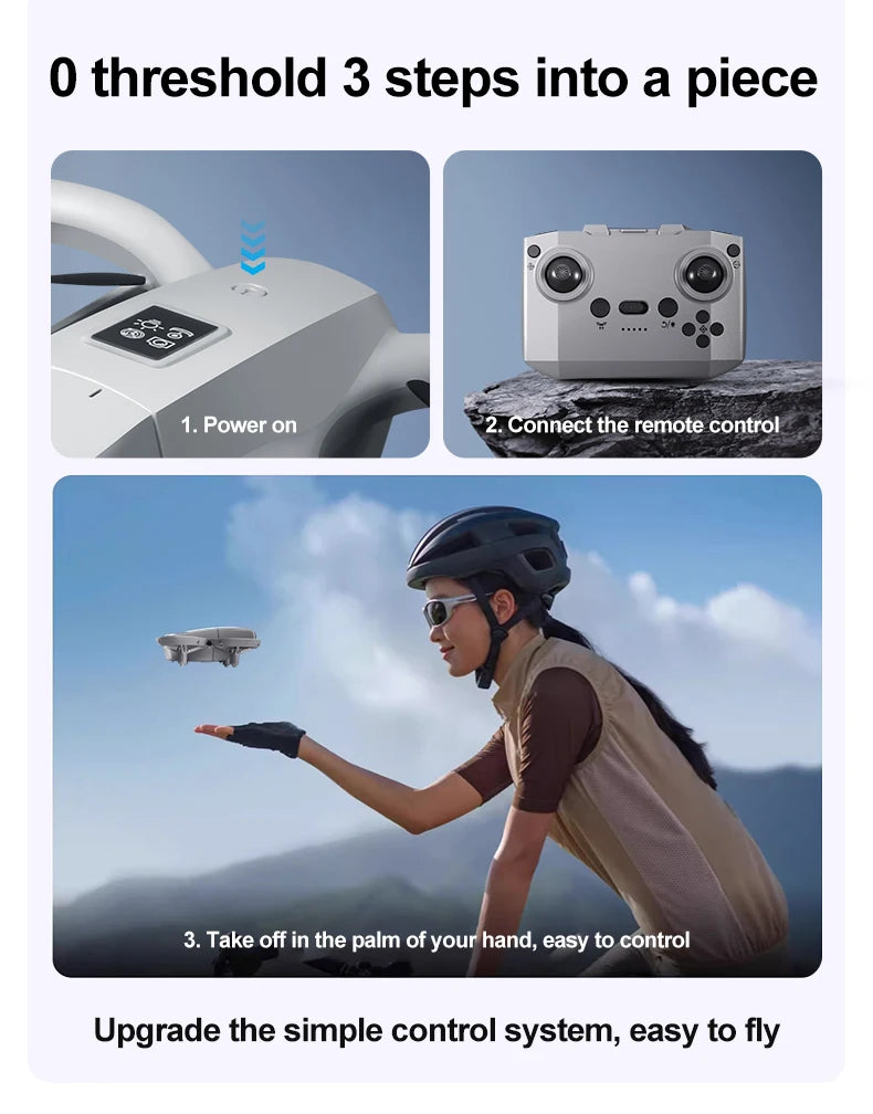 2025 GT3 RC Drone 8K 5G Professional HD Aerial Photography Obstacle Avoidance Remote Control Aircraft Dual Camera Quadcopter Toy