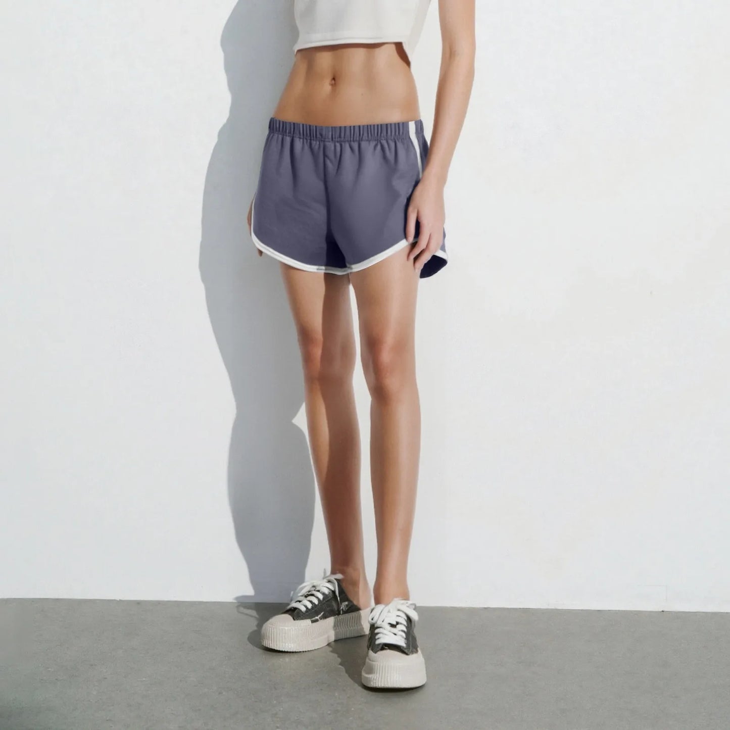 Women's Cotton Shorts Vintage Dolphin Short Pants Sexy Lounge Workout Bike Shorts Streetwear Yoga Summer Sport Hiking Wea