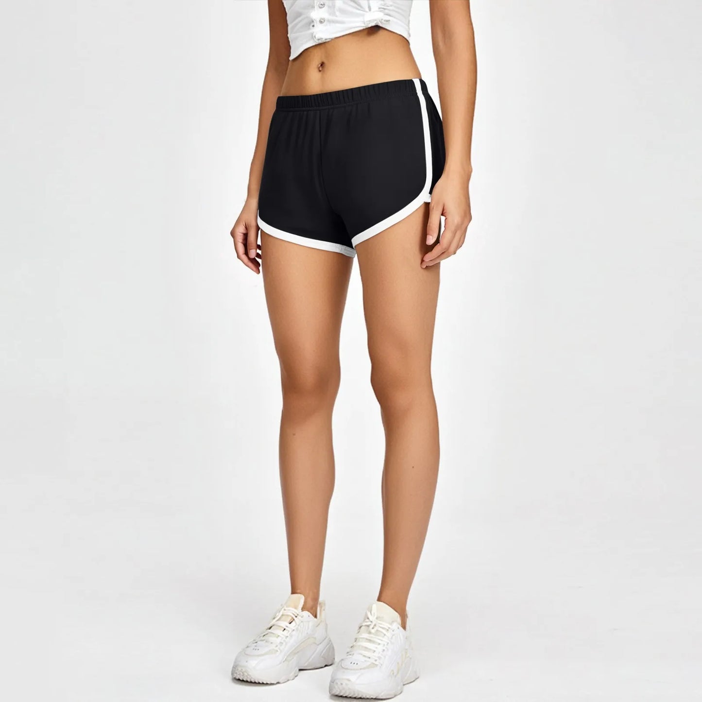 Women's Cotton Shorts Vintage Dolphin Short Pants Sexy Lounge Workout Bike Shorts Streetwear Yoga Summer Sport Hiking Wea