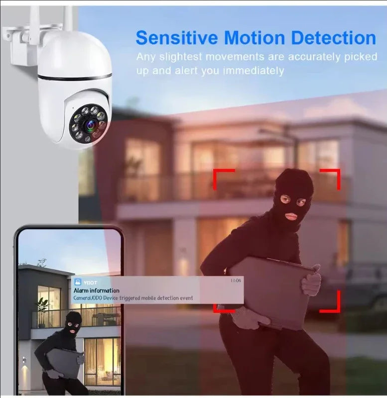 1080P Wifi Surveillance Camera Color Night Vision WiFi Camera Auto Tracking Wireless Camera Security Protection Outdoor Monitor