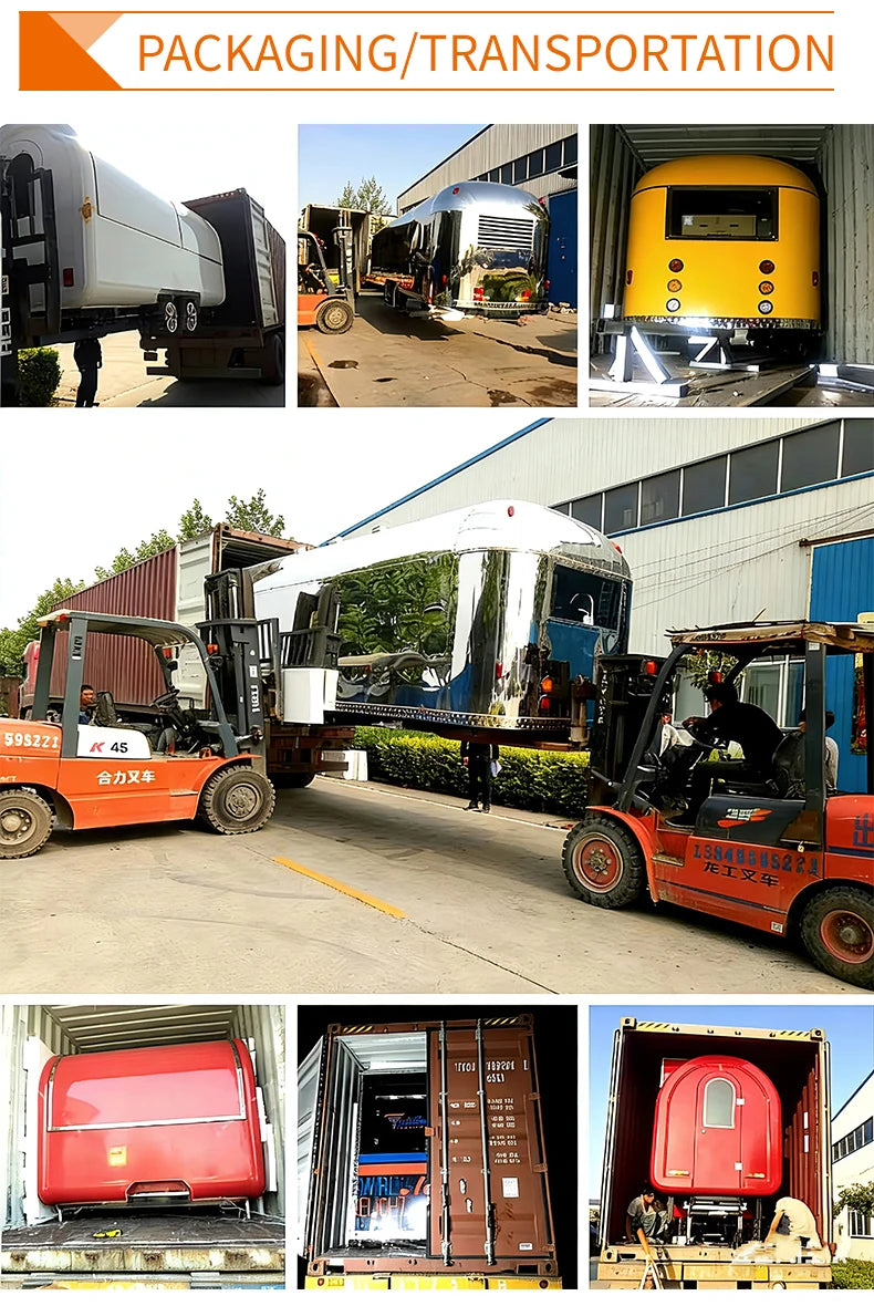 Catering Food Truck Fully Equipped Mobile Kitchen Pizza Coffee Cart Ice Cream BBQ Truck Cheap Mobile Food Trailer
