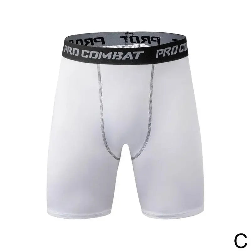 2025 New Men's Sports Leggings, Fitness Elastic Compression Leggings, Quick Drying Shorts, Running Training Elastic Shorts