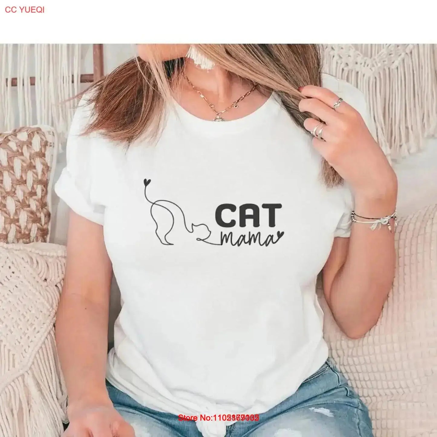 Cat Mama T Shirt Mom for Lover Mother's Day Gi vintage Washed Comfortable graphic Soft fashion Stylish Breathable vintage