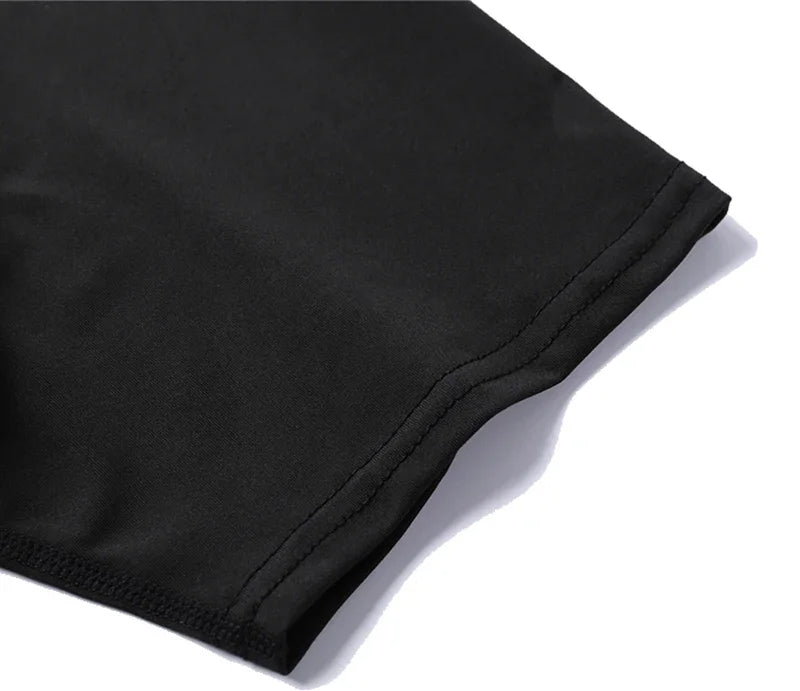 Graphic Compression Shirts for Men Athletic Quick Dry Rash Guard Stretchy Baselayers Undershirts Gym Workout Running Tshirt Tops