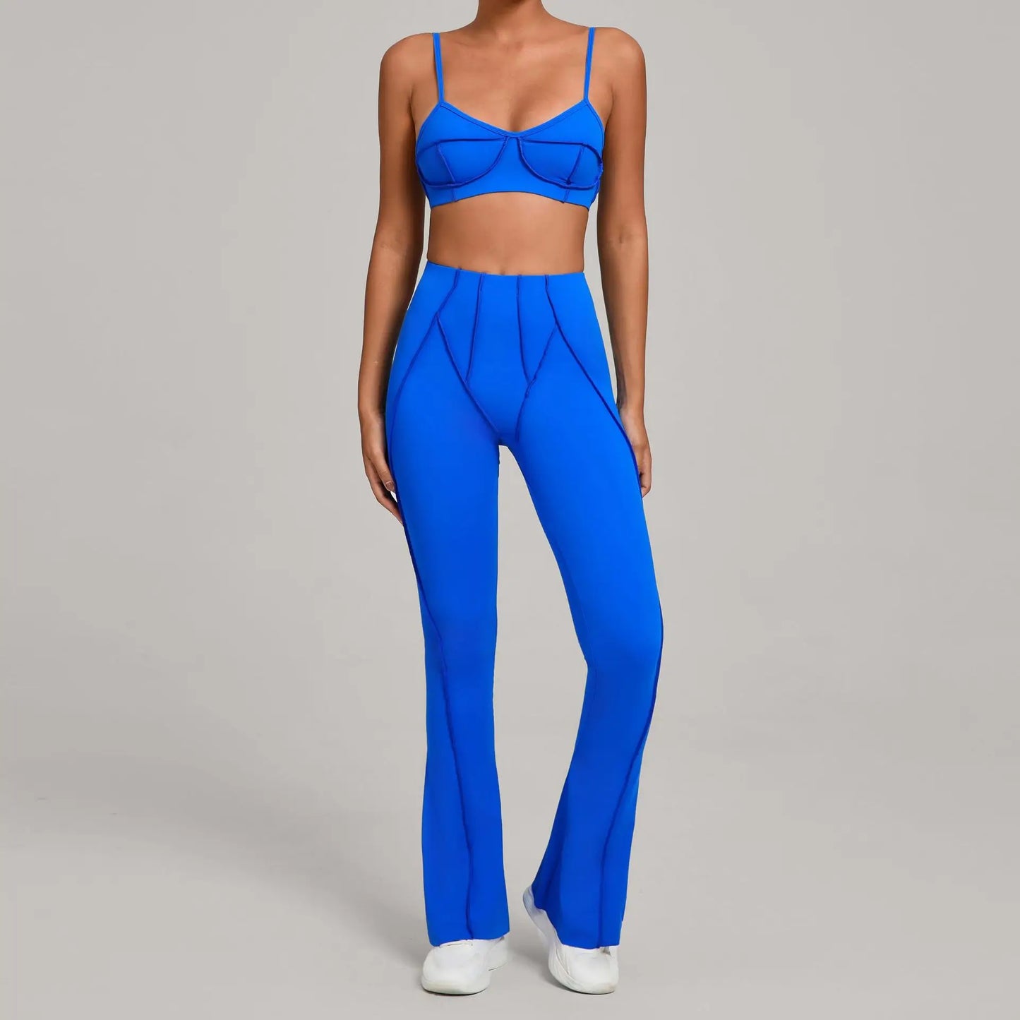 Seamless Yoga Sets Sports Fitness Hip-lifting High Waist Skinny Long-sleeved Suit Running Workout Gym Leggings Sets for Women