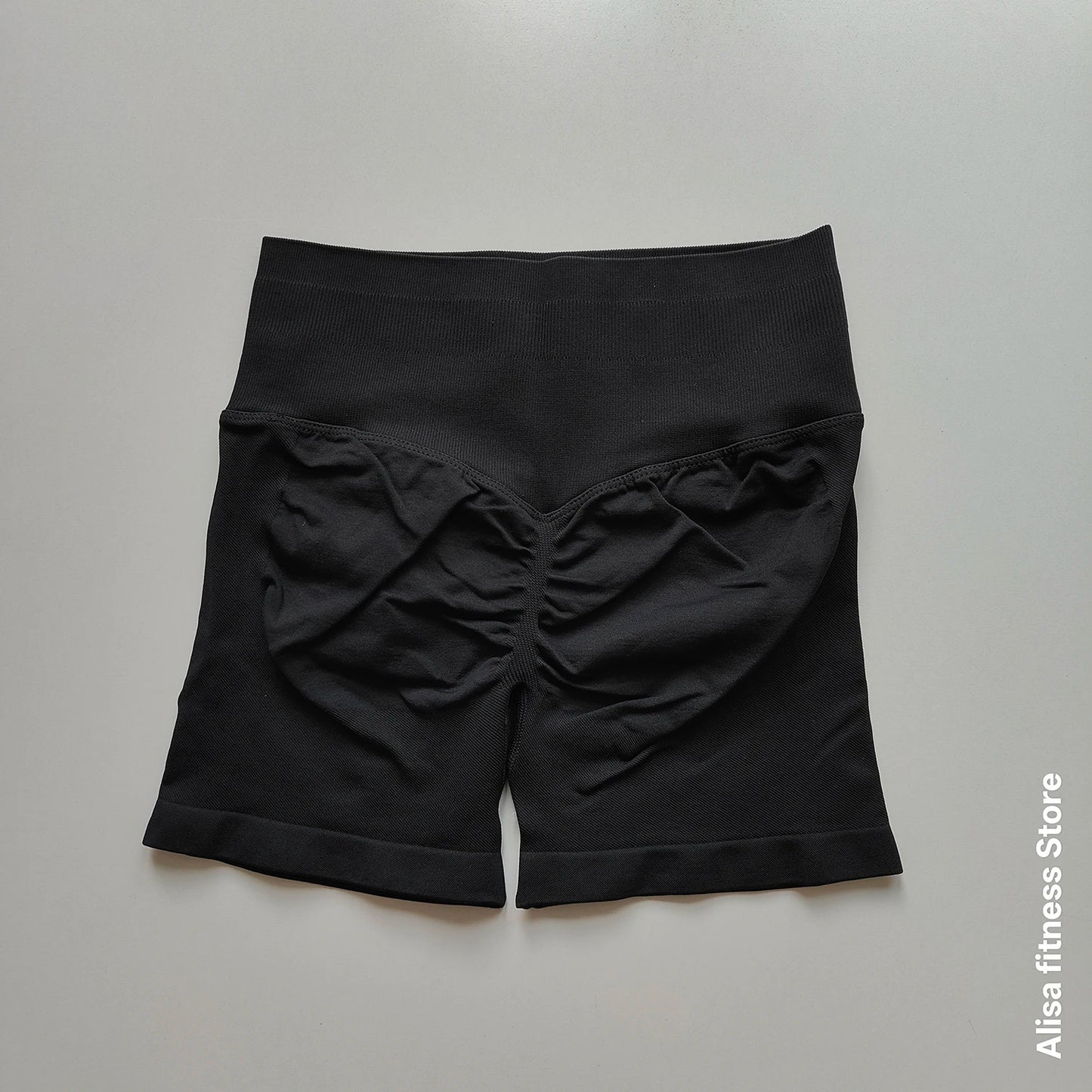 Summer High Waisted Yoga Shorts Tummy Control Seamless Fitness Shorts Sexy Running Fitness Short Pants Solid Color Yoga Leggings