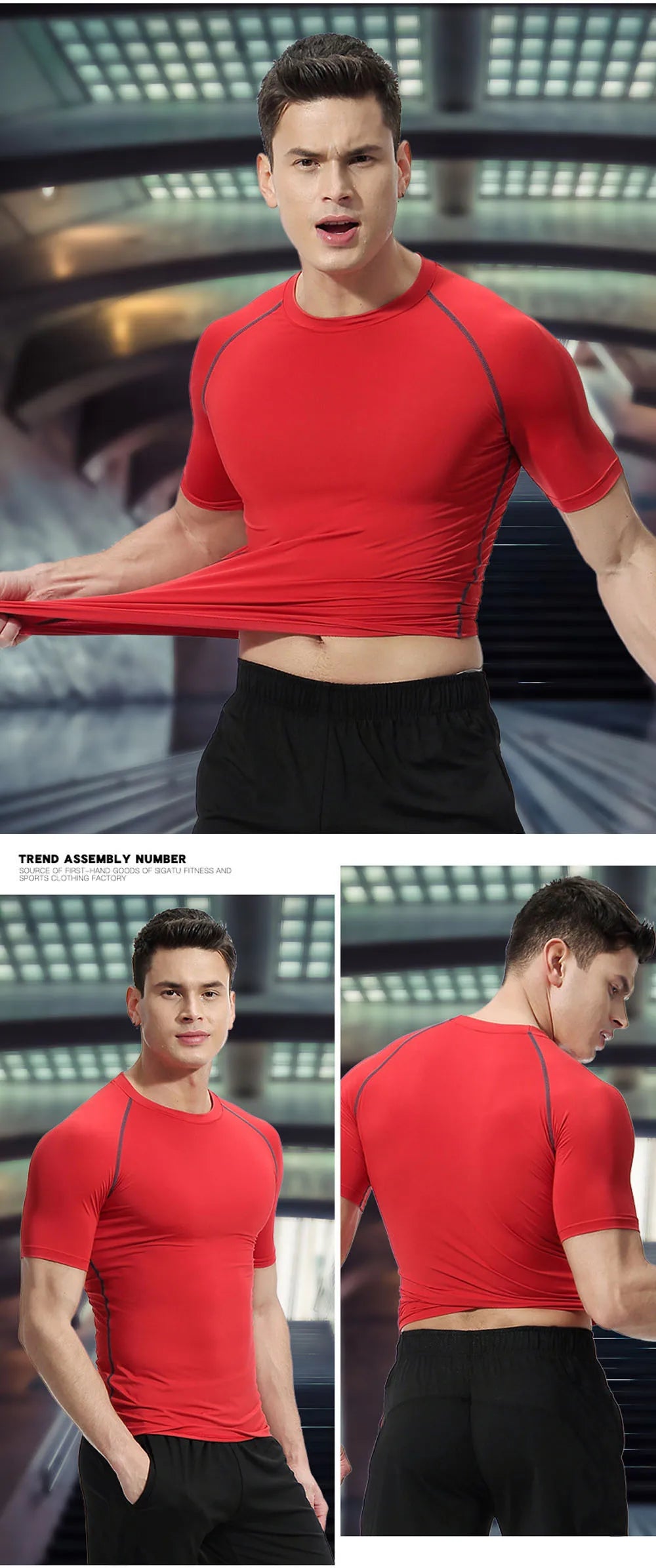 New Compression Shirt Men Rashguard Fitness Short Sleeve Running Shirt Man Gym T Shirt Sportswear Tights T Shirt Men