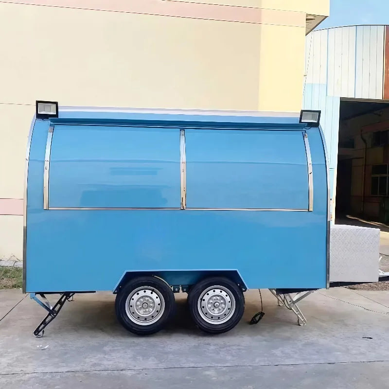 Catering Food Truck Fully Equipped Mobile Kitchen Pizza Coffee Cart Ice Cream BBQ Truck Cheap Mobile Food Trailer