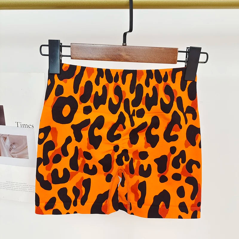 Women's High-Waisted 3D Printed Yoga Shorts - Dopamine Colors, Butt-Lifting, Non-See-Through for Yoga