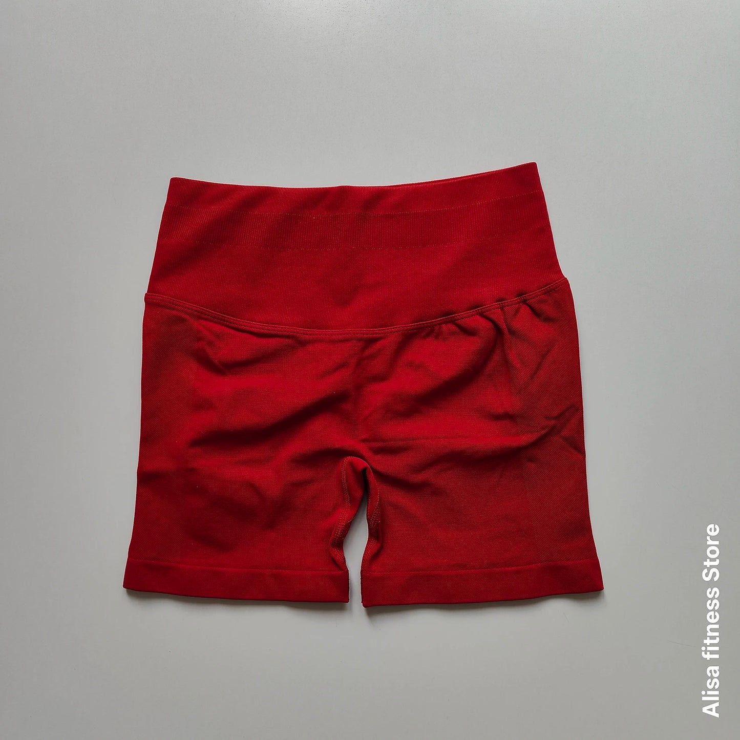 Summer High Waisted Yoga Shorts Tummy Control Seamless Fitness Shorts Sexy Running Fitness Short Pants Solid Color Yoga Leggings