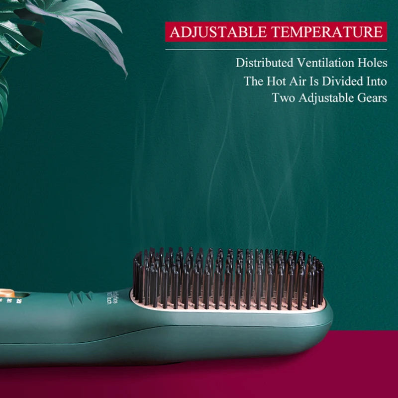 Hot Selling 3 in 1 Hair Dryer Dry and Wet Hair Straightener Comb Hot Air Brush Styler