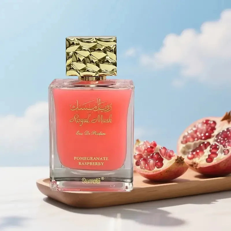 Royal Musk Pomegranate Raspberry Arabian Perfumes For Women - Eau de Parfum Spray 100ML (3.4 OZ)
