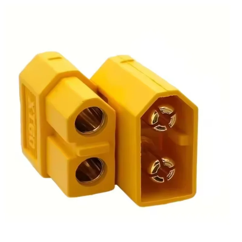 10PCS XT60 Battery Connector Male Plug Gold-plated Connector DIY Connecting Part for RC Aircraft Drone Accessories