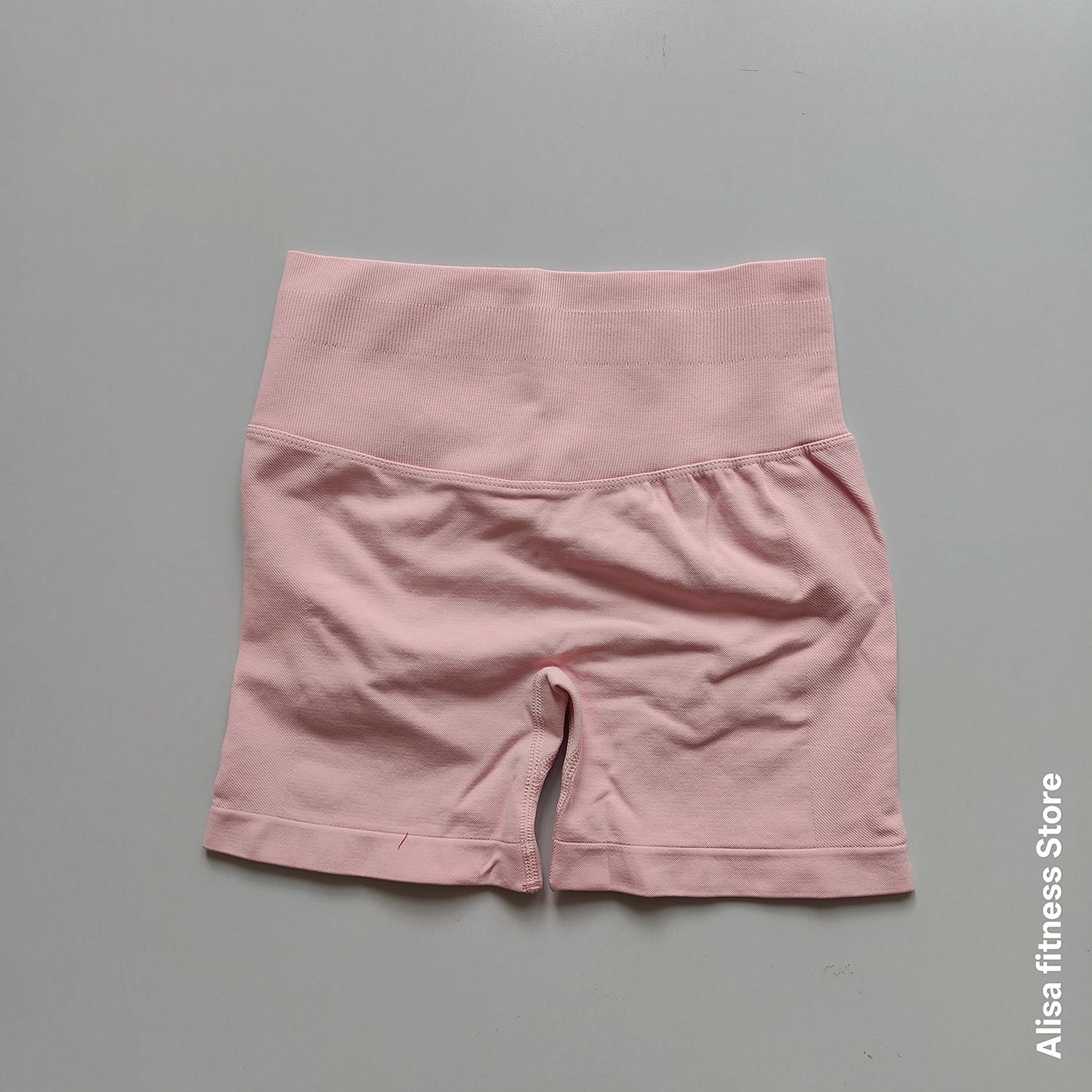 Summer High Waisted Yoga Shorts Tummy Control Seamless Fitness Shorts Sexy Running Fitness Short Pants Solid Color Yoga Leggings