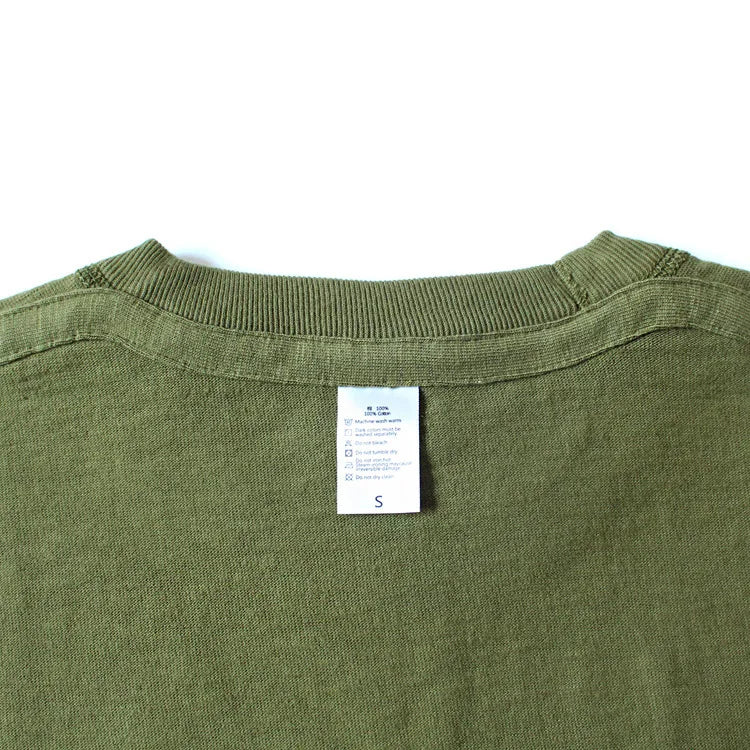 Heavy 300g Cotton T-shirt Men's Seamless Weaving Bamboo Cotton Short Sleeve Tee Tops Unisex Clean Fit Design Collar Undershirt