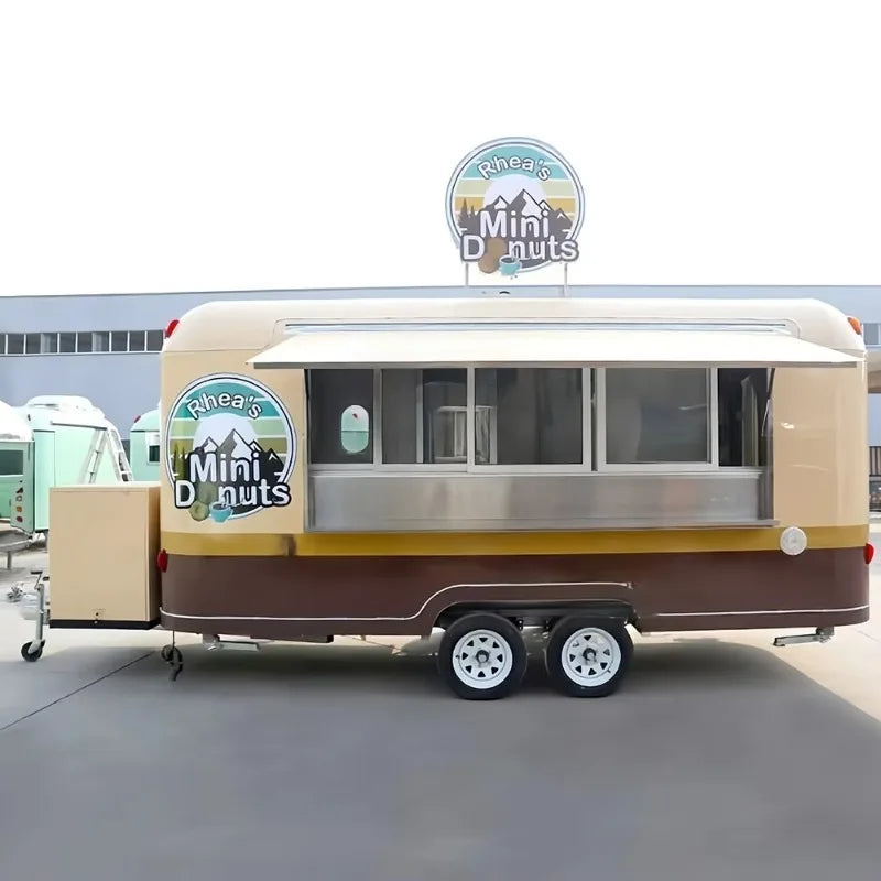 Catering Food Truck Fully Equipped Mobile Kitchen Pizza Coffee Cart Ice Cream BBQ Truck Cheap Mobile Food Trailer