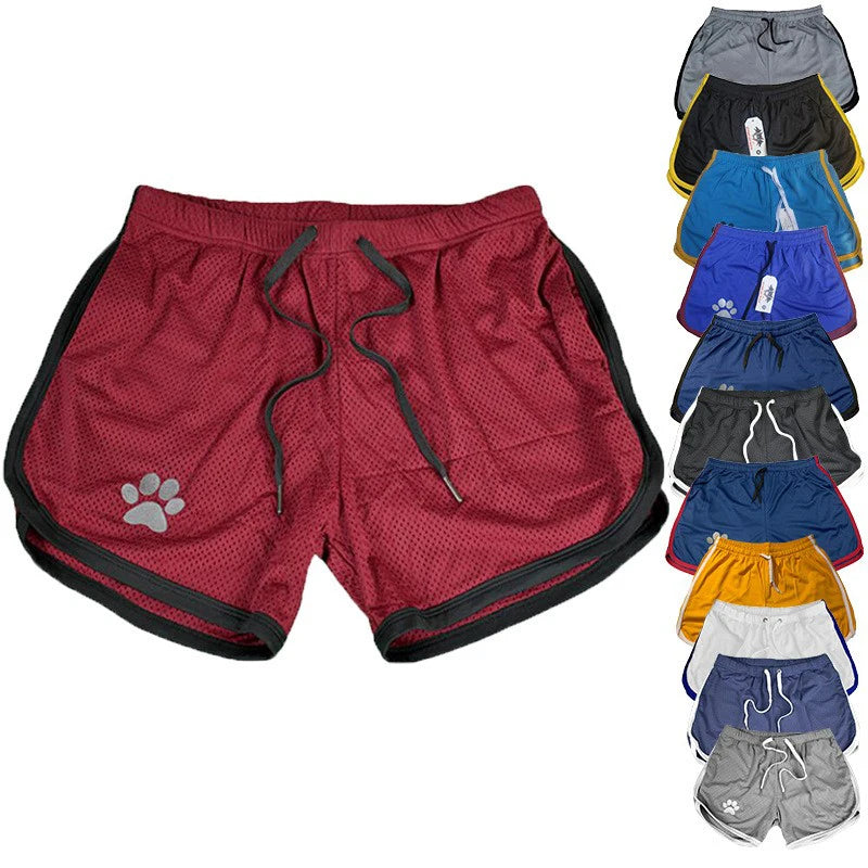 Mens Gym Fitness Shorts Bodybuilding running sports shorts Jogging Workout Male Summer Breathable Mesh Shorts men Sweatpants