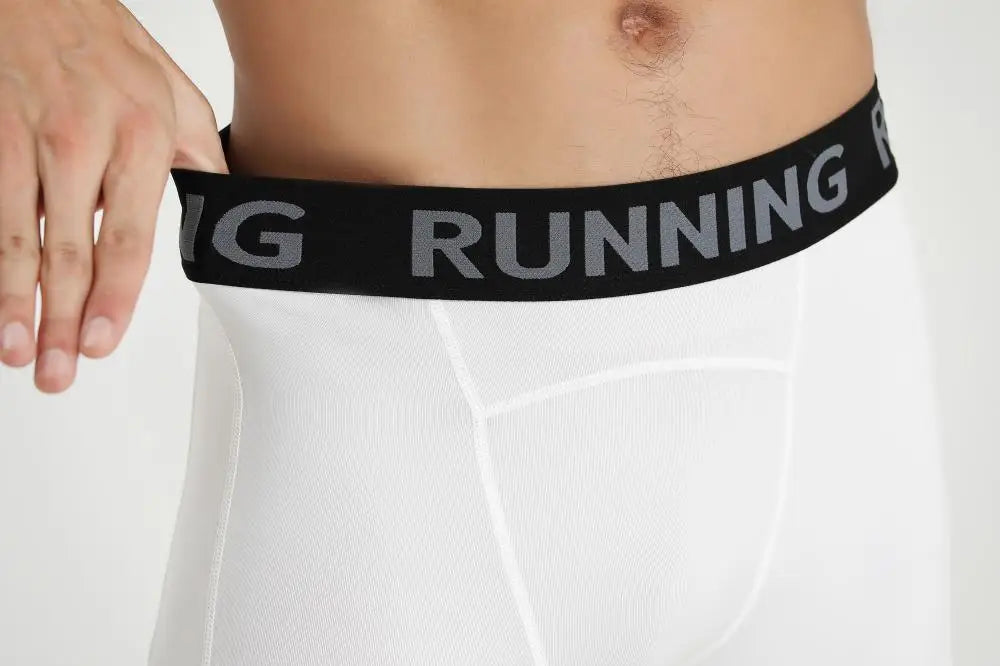 Sports Fitness Pants Men Gym Shorts Workout Tights Running Training Bottoming Shorts Compression Leggings Basketball Sportswear