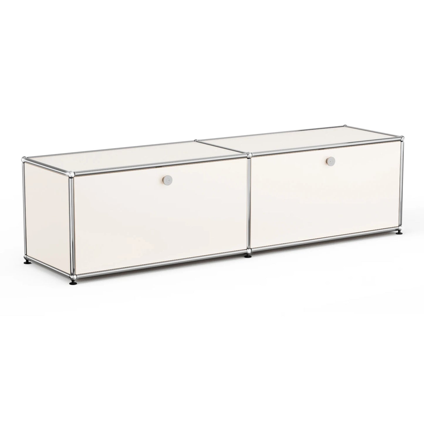 Modern Modular TV Stand Cabinet Stainless Steel Frame Media Console with Storage Drawer Lowboard Living Room Furniture