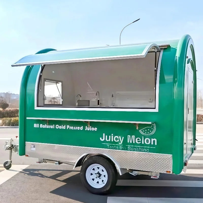 Catering Food Truck Fully Equipped Mobile Kitchen Pizza Coffee Cart Ice Cream BBQ Truck Cheap Mobile Food Trailer